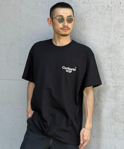 

Футболка с короткими рукавами, принт с цепочкой в форме сердца Carhartt WIP, черный