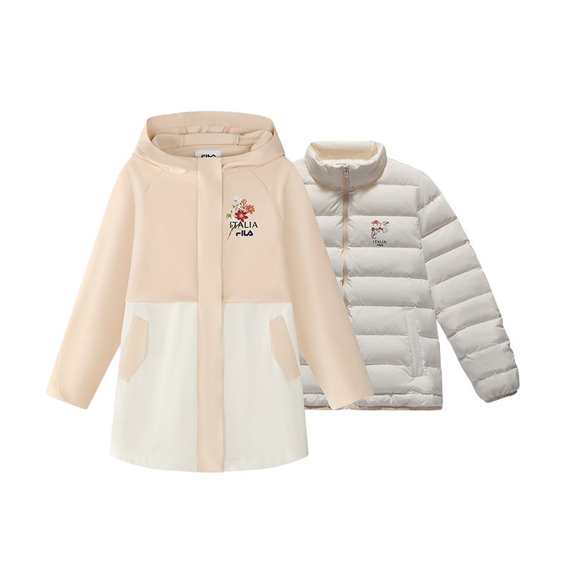 

Детский комплект из двух предметов: пуховик FILA KIDS, белый