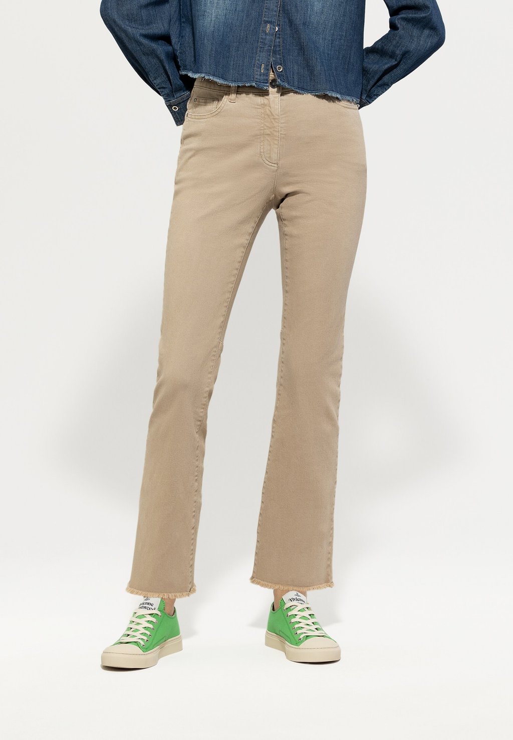 

Джинсы Bootcut Luisa Cerano, бежевый