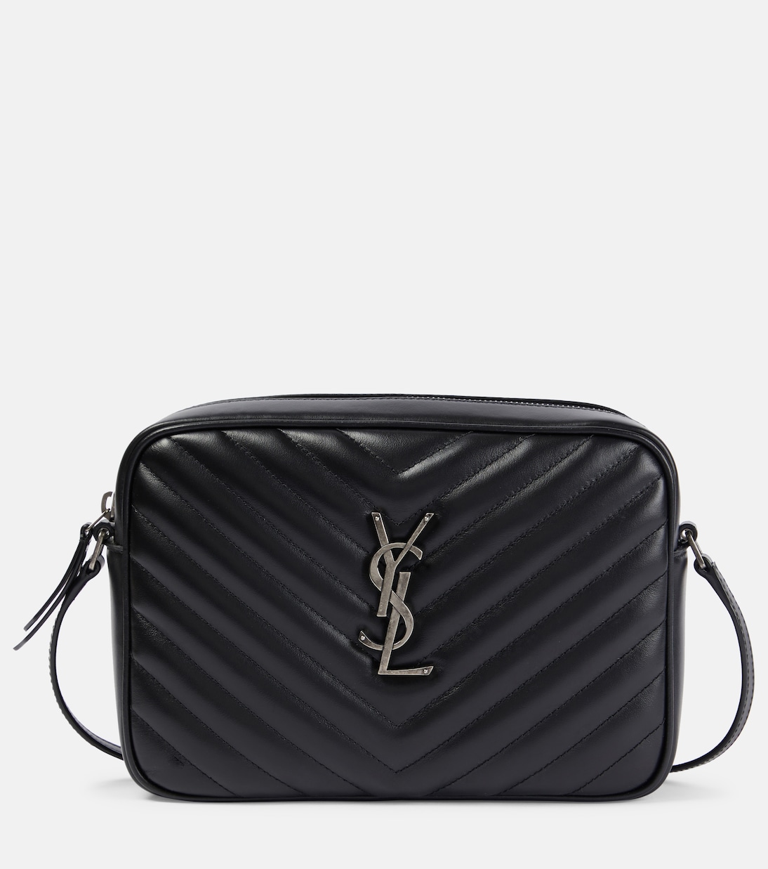 

Кожаная стёганая сумка для фотоаппарата Lou Saint Laurent, нуар