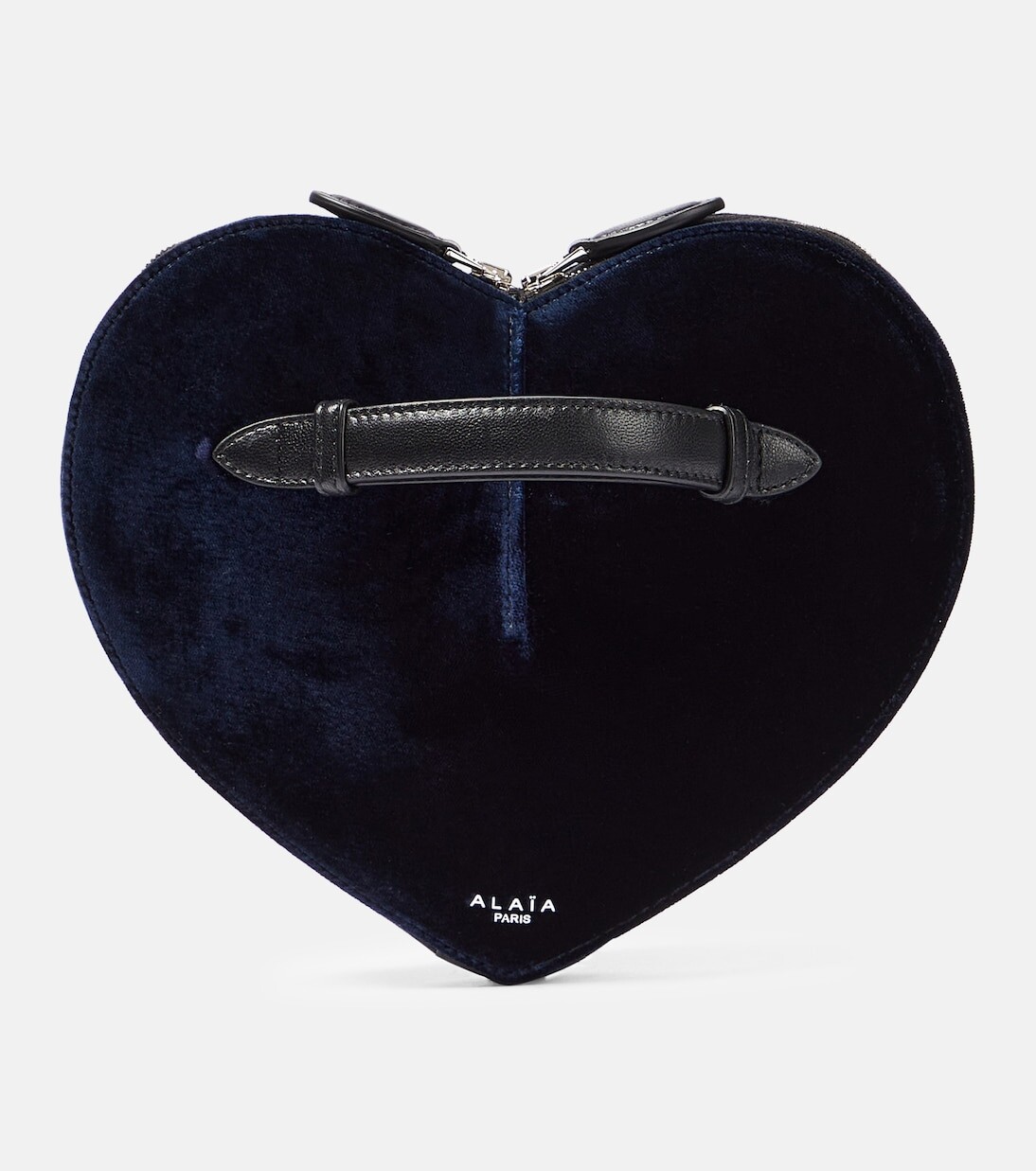 

Бархатный клатч le cœur с сердечком Alaïa, синий