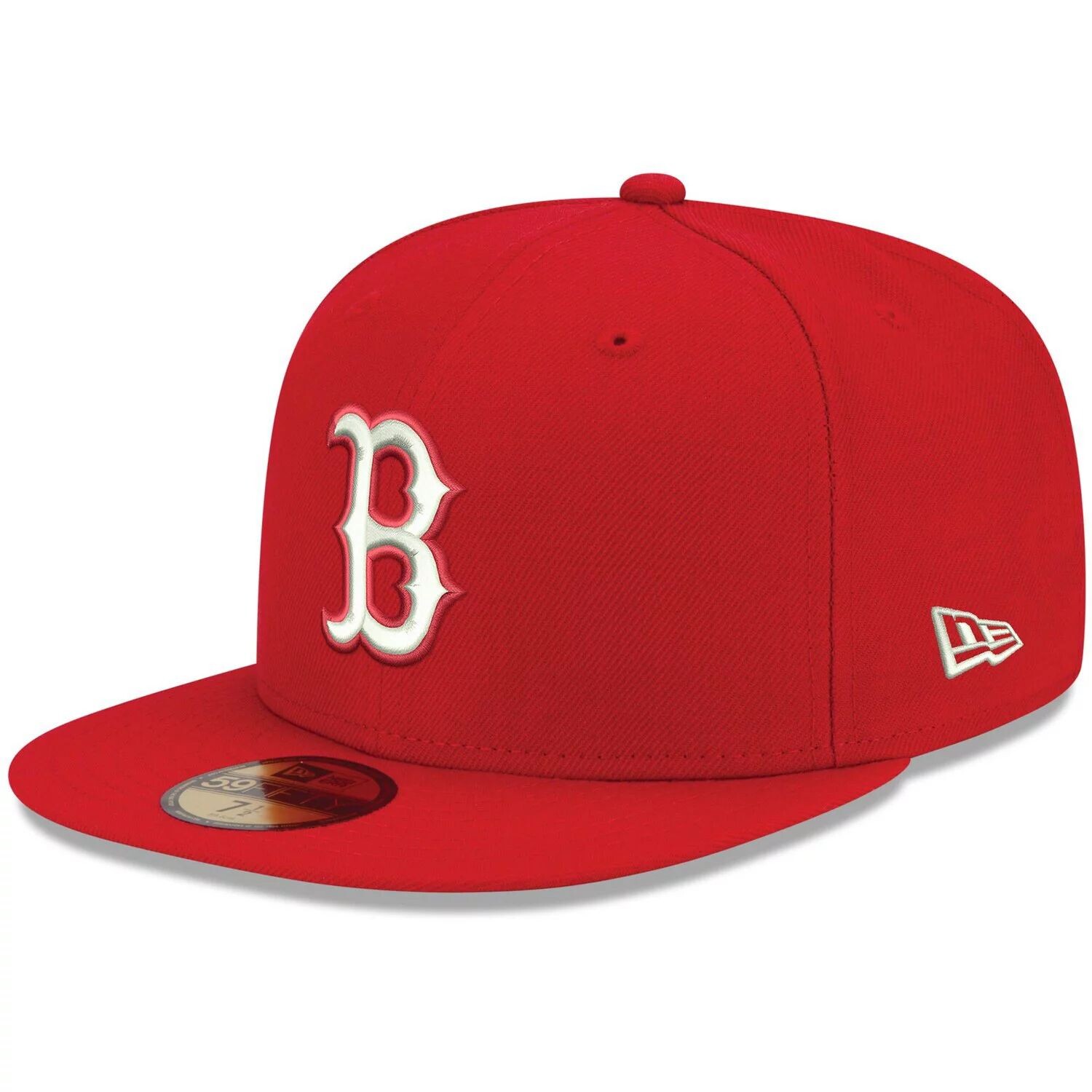 

Мужская приталенная кепка New Era Red Boston Red Sox Logo белая 59FIFTY