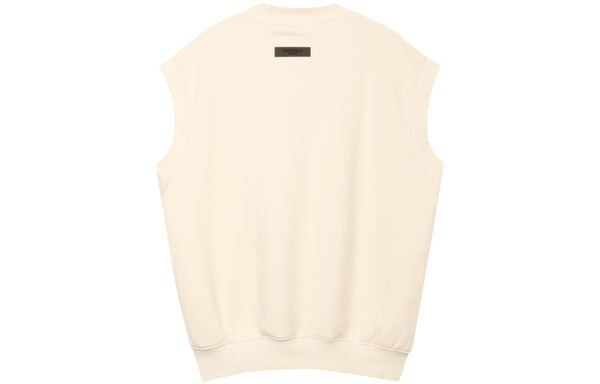 Жилет fw22 v neck vest 'egg shell' Fear Of God Essentials, желтый — фото 2