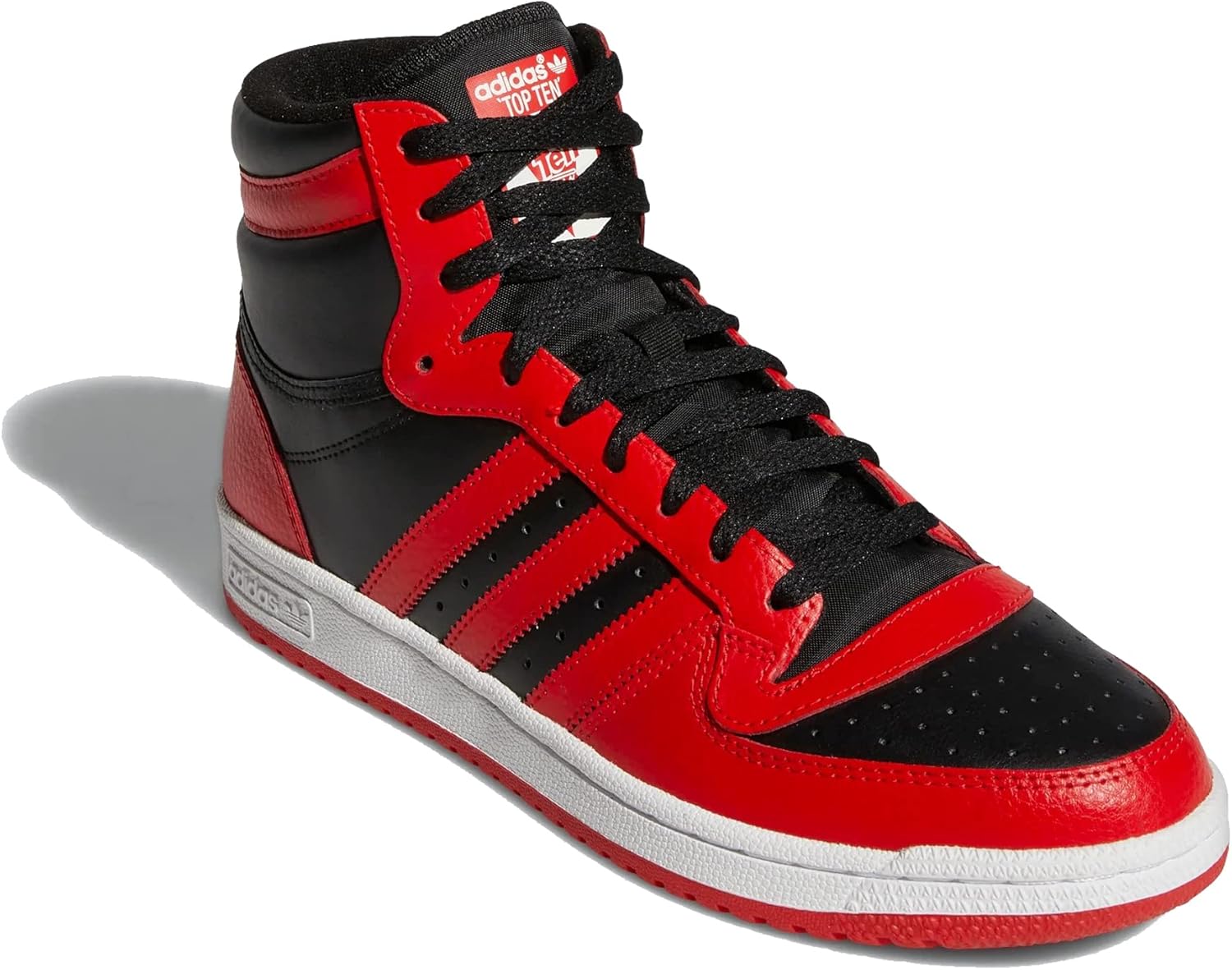 

Мужские кроссовки adidas Originals Top Ten Red Bulls для скейтбординга, белый/черный/красный