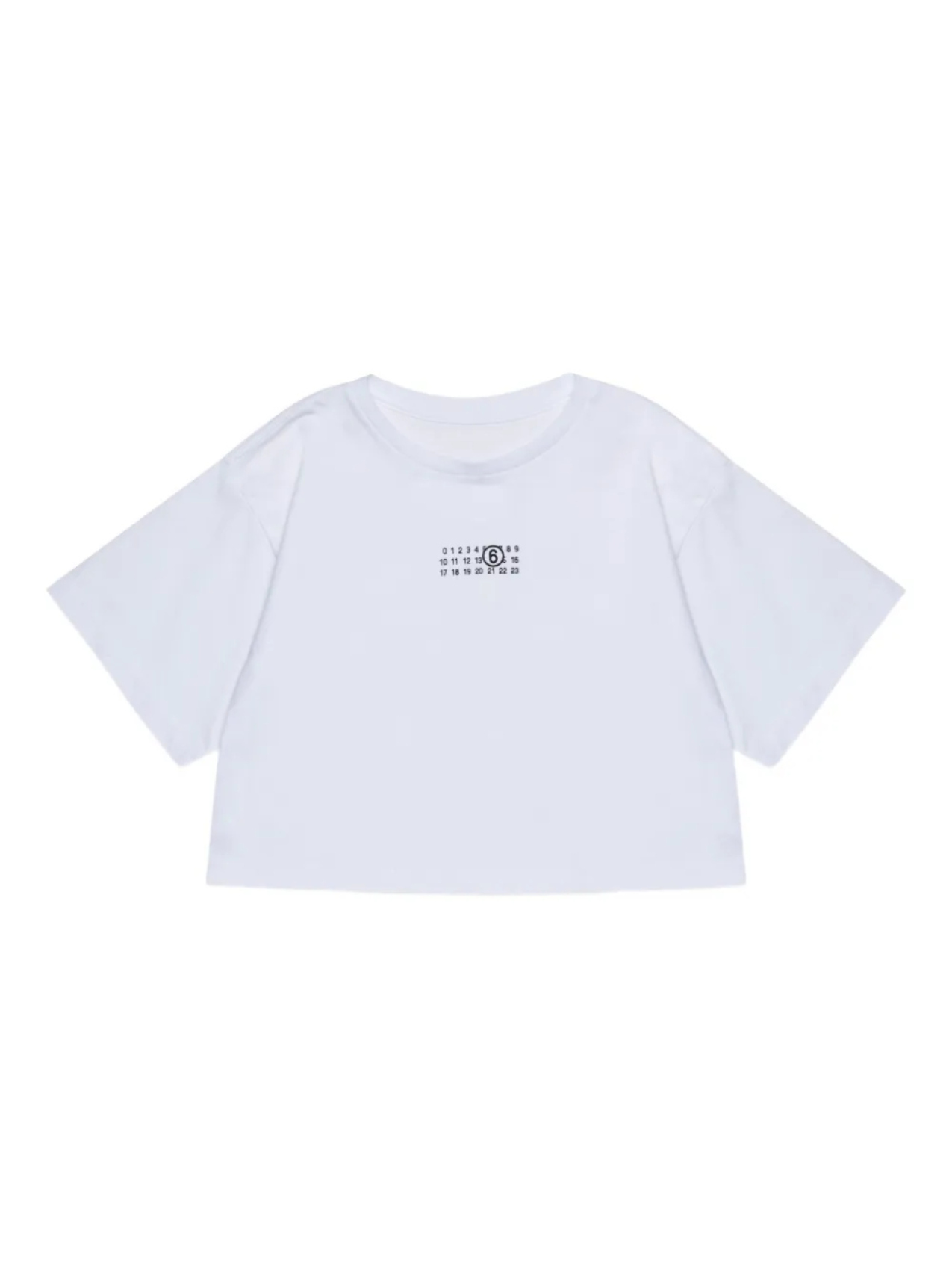 

Футболка хлопковая MM6 Maison Margiela Kids, белый