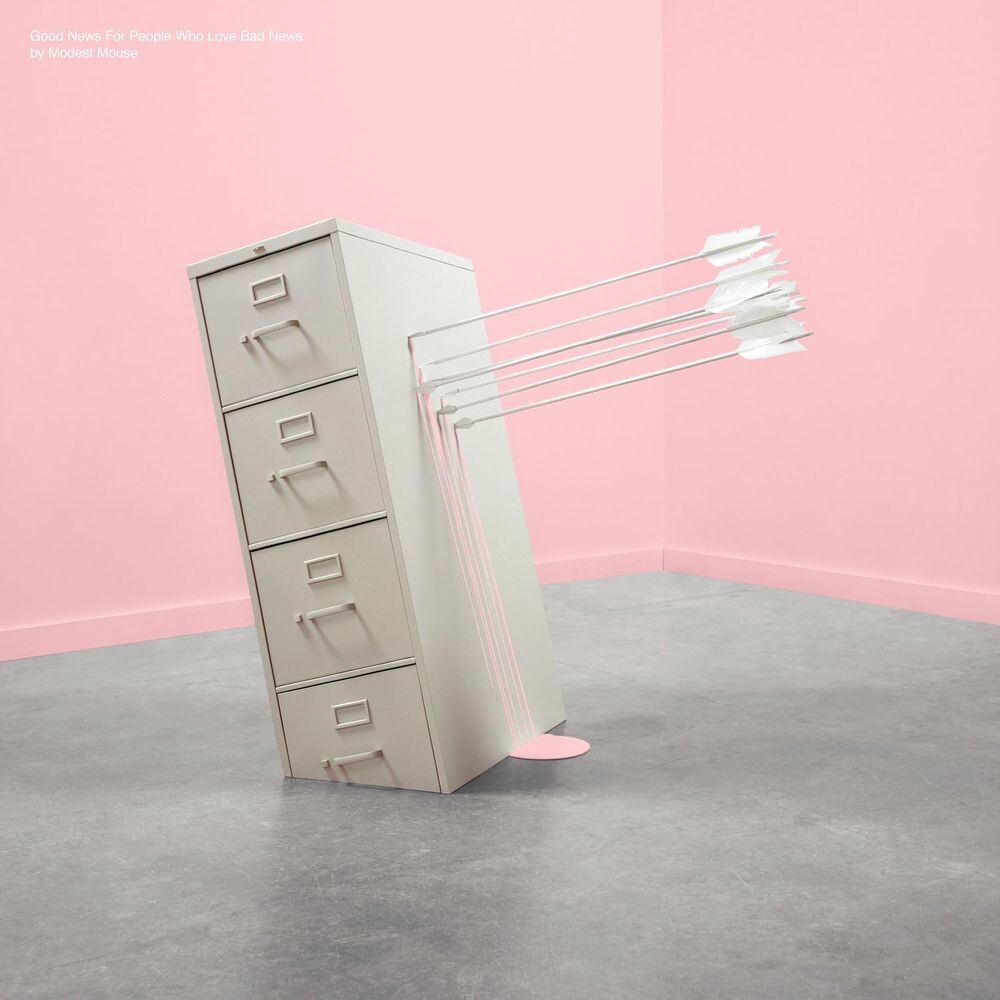 

Виниловая пластинка LP Good News For People Who Love Bad News [20th Anniversary Pink/Green Vinyl] - Modest Mouse