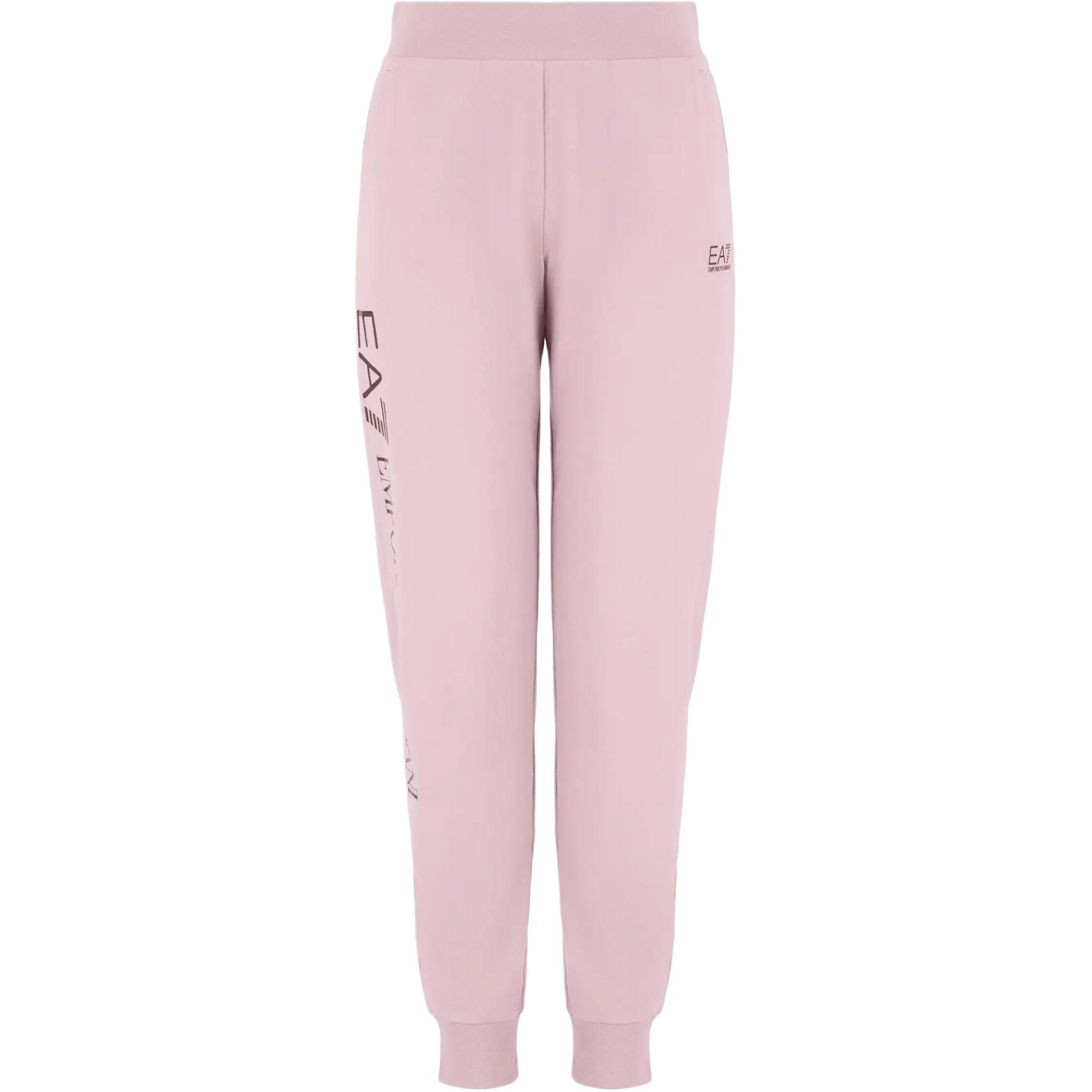 EA7 SS24 Повседневные брюки женские розовые EMPORIO ARMANI