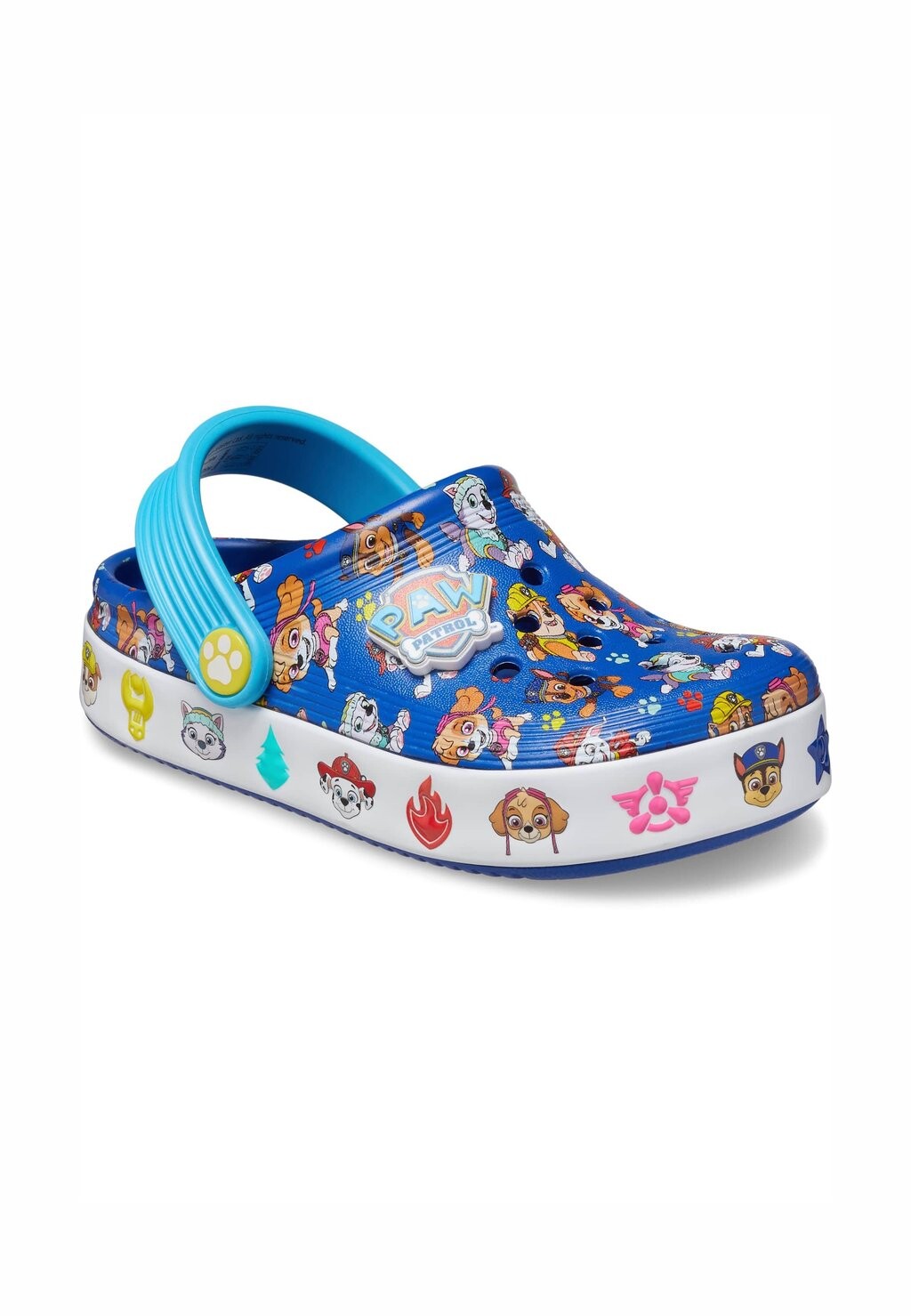 Шлепанцы TODDLER PAWPATROL OFF COURT Crocs, цвет blue — фото 2