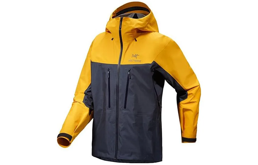 Куртка Arc'teryx Alpha, Black Sapphire/Edziza Orange/Black Sapphire/Edziza
