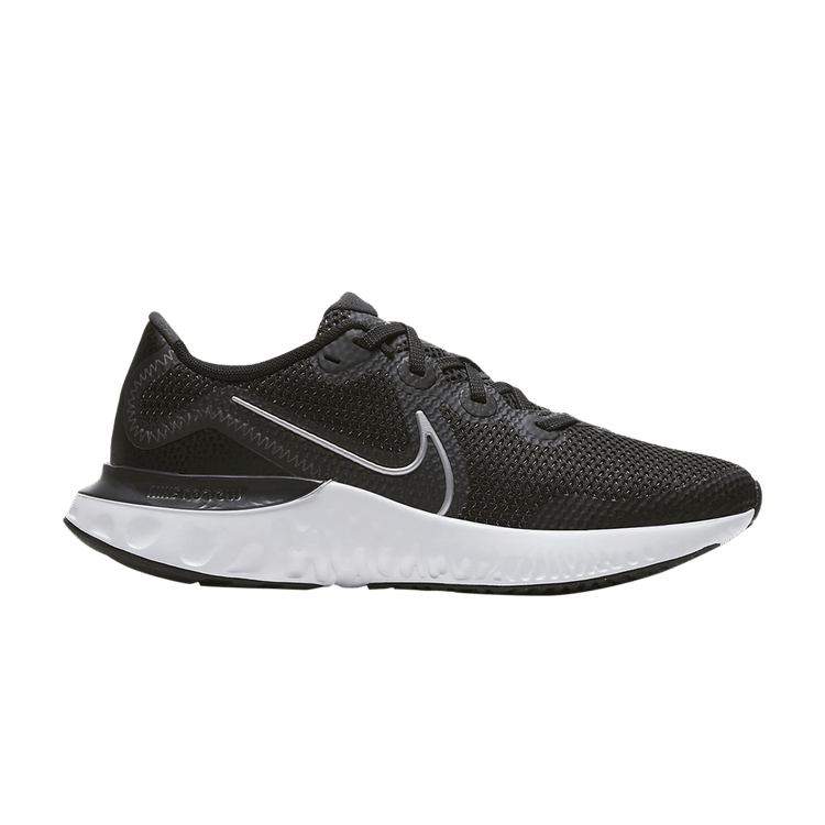 

Кроссовки Nike Renew Run GS 'Black Metallic Silver', черный