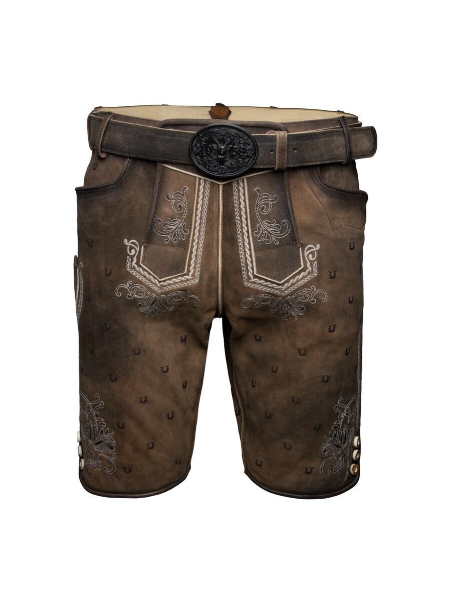 

Обычные традиционные брюки Krüger Buam Harvey, цвет Brown/Dark brown