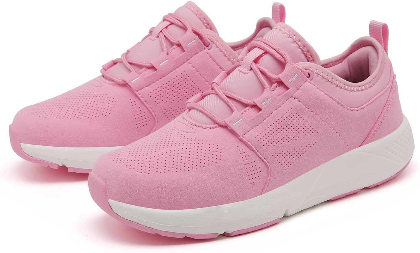 

Водонепроницаемые кроссовки ulogu для мужчин и женщинУдобная легкая обувь для прогулок и работы, розовый