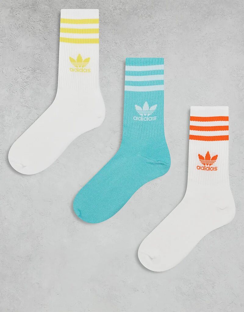 

3 Пары носков adidas Originals белого и мятного цветов