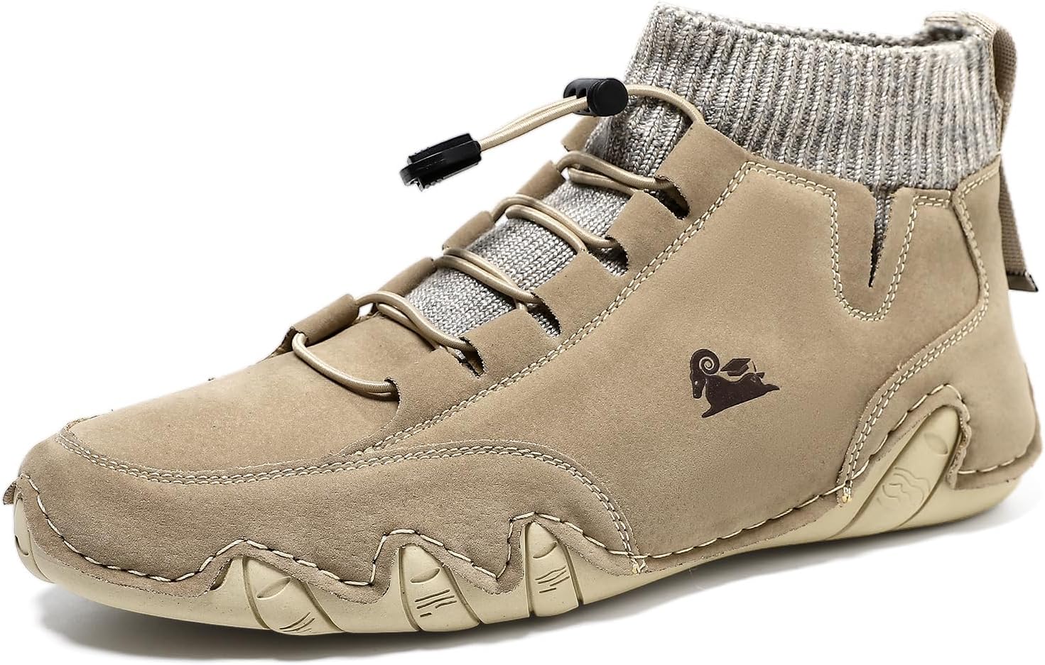 

Кроссовки Hhhchpm большого размера для мужчин, модные мужские высокие кеды с быстрой шнуровкой, удобные кроссовки с тянущейся манжетой для мотоцикла, хаки