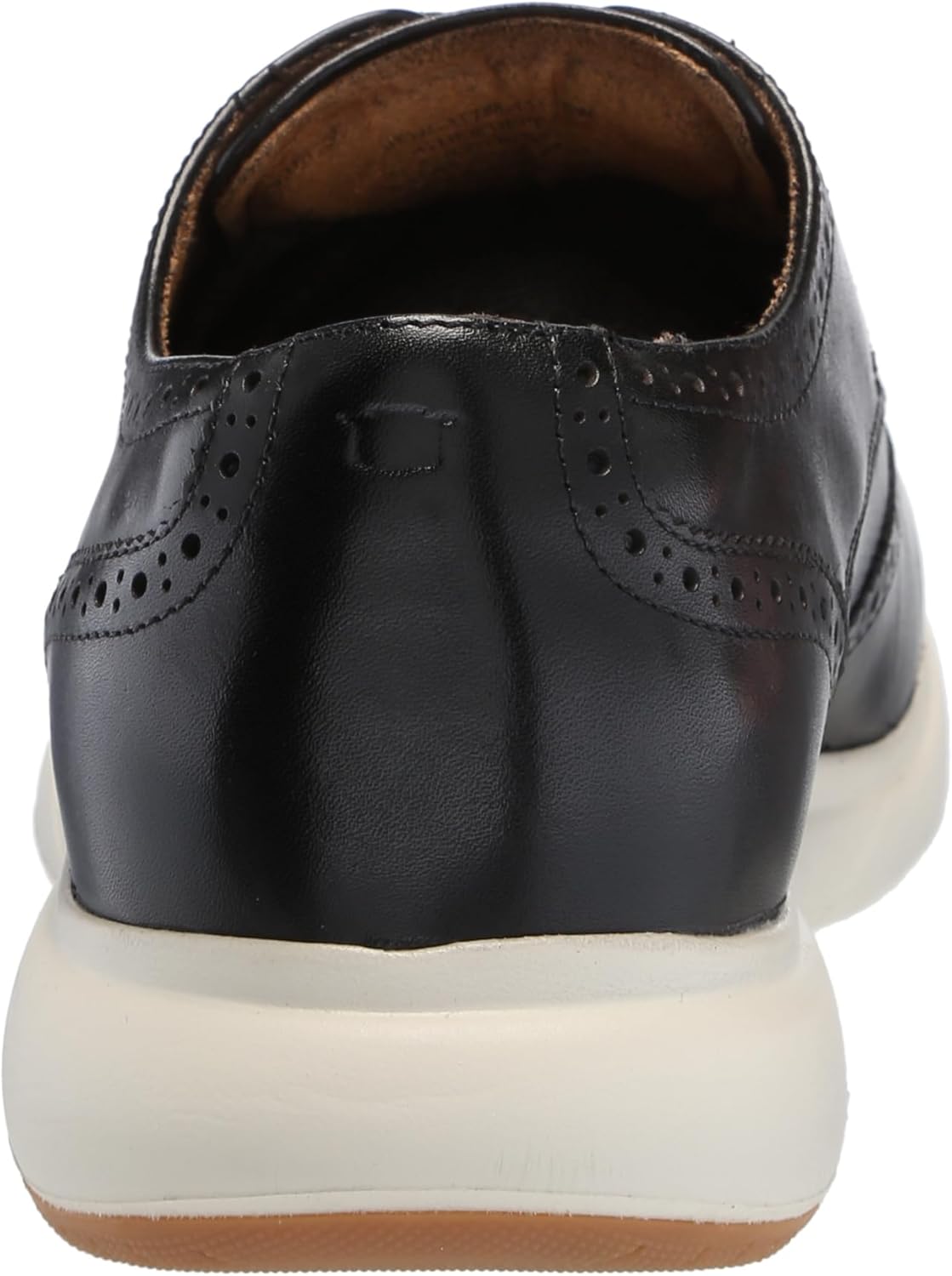 Мужские оксфорды Florsheim Dynamo с крыльями, белый/черный — фото 3