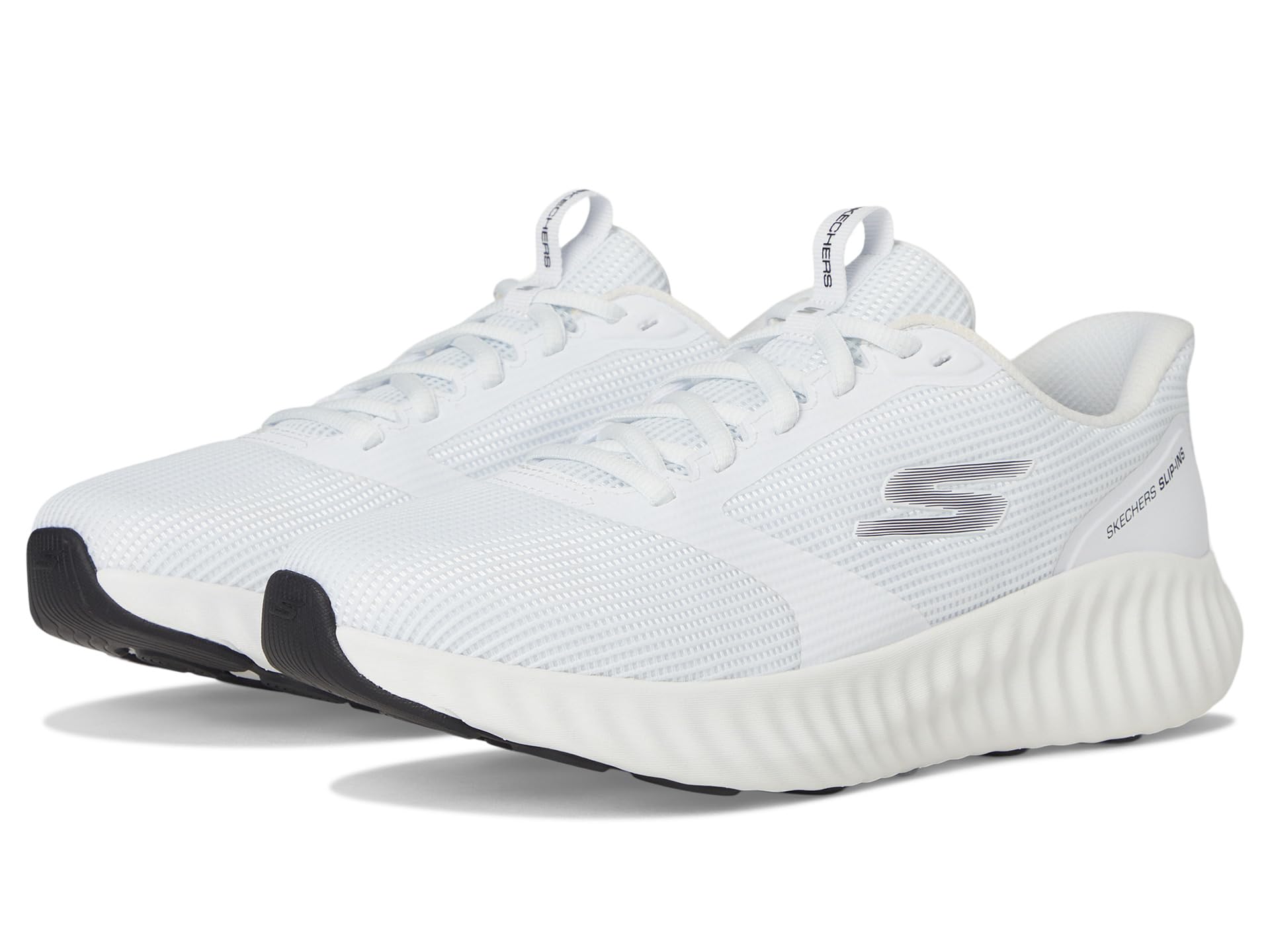 

Кроссовки SKECHERS Hands Free Slip-Ins Go Run Now Sneaker, белый/черный