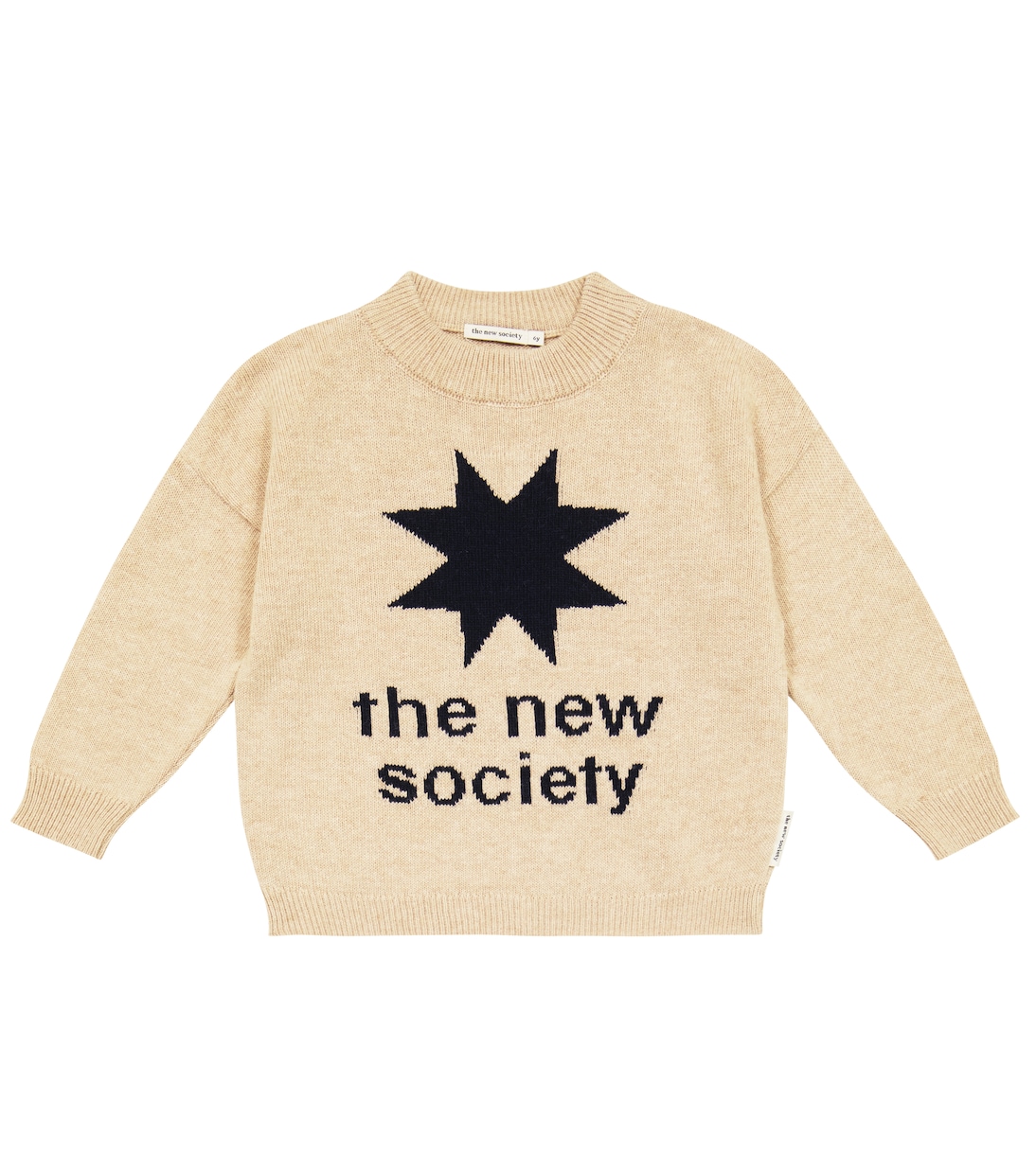 

Свитер с интарсией The New Society, песочный