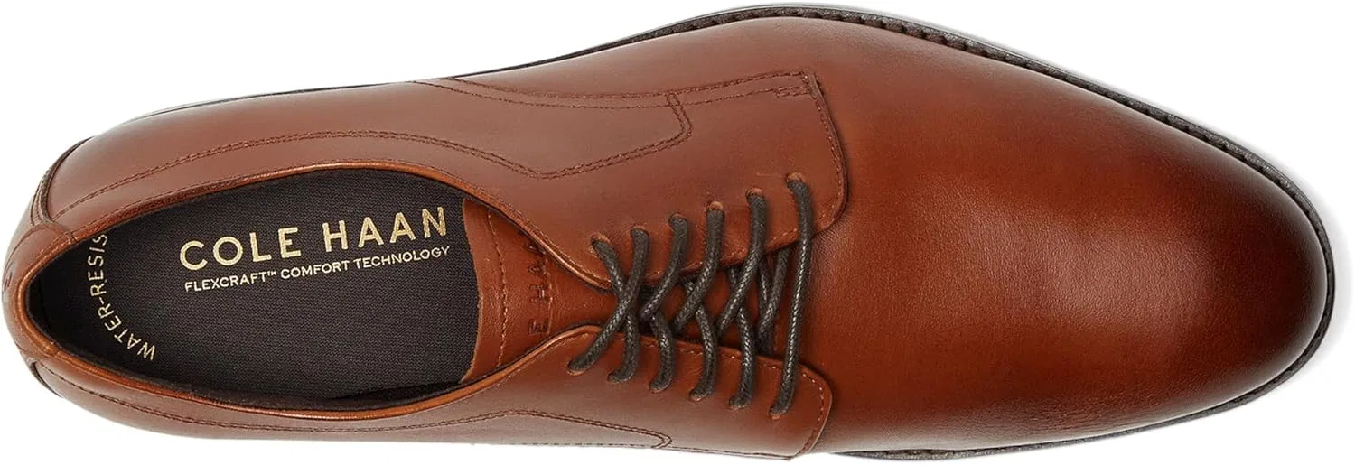 Мужские оксфорды Cole Haan Harmon Grand Plain Toe, Brtsh Tn Dk Brn Wr — фото 3