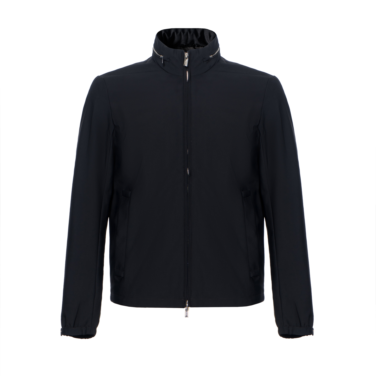 EMPORIO ARMANI Застёгивающаяся на молнию удлинённая куртка, Black — фото 3