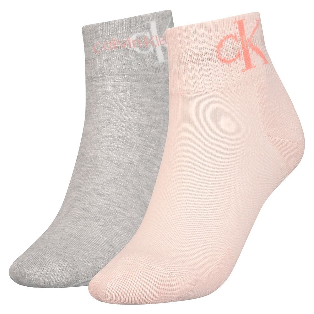 

Носки Calvin Klein 701225317 Quarter 2 шт, разноцветный