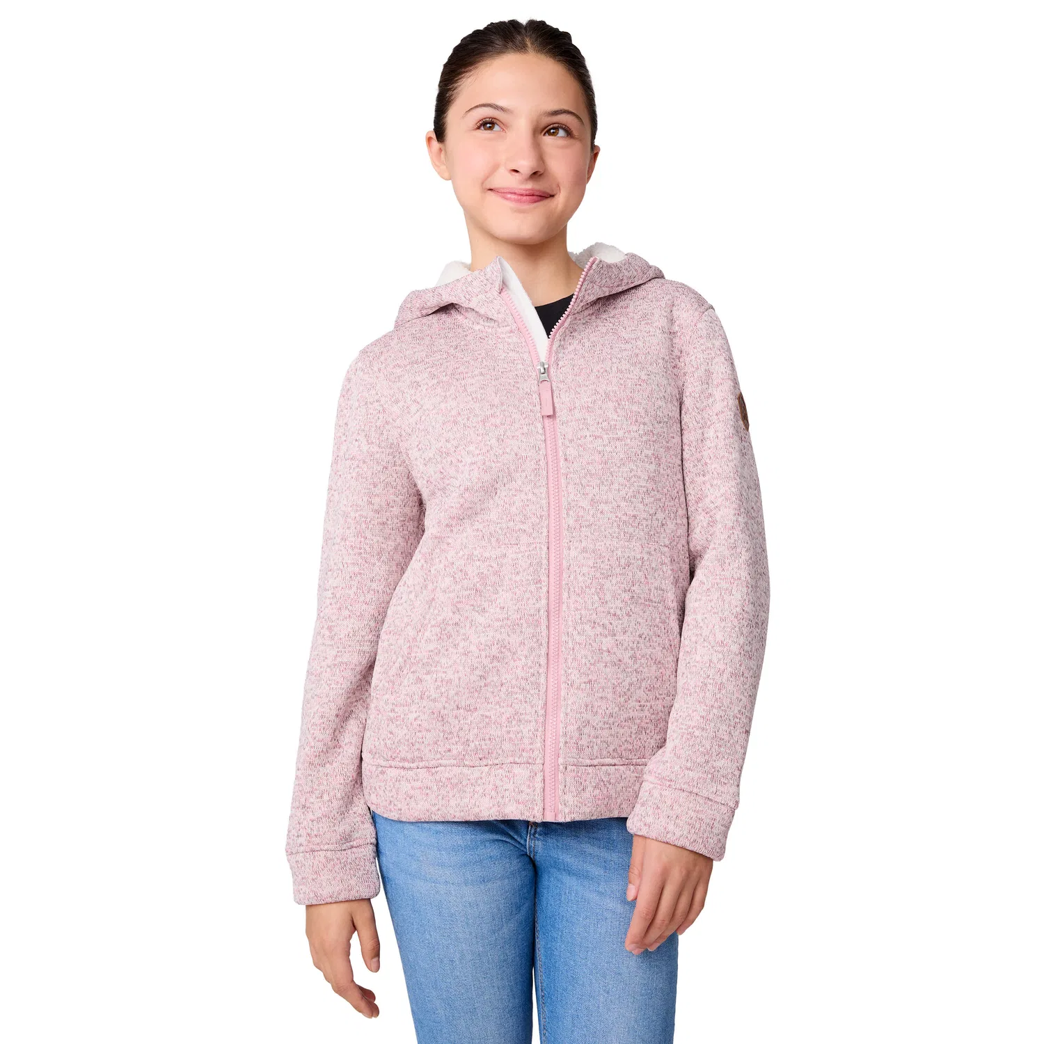 Куртка из флиса "Горная" от Free Country Girls, пыльно-розовый — фото 2