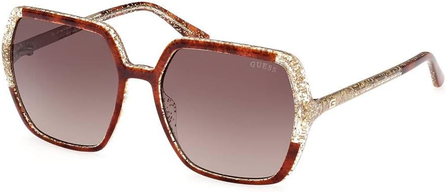 

Солнцезащитные очки GUESS в квадратной пластиковой оправе с блестками