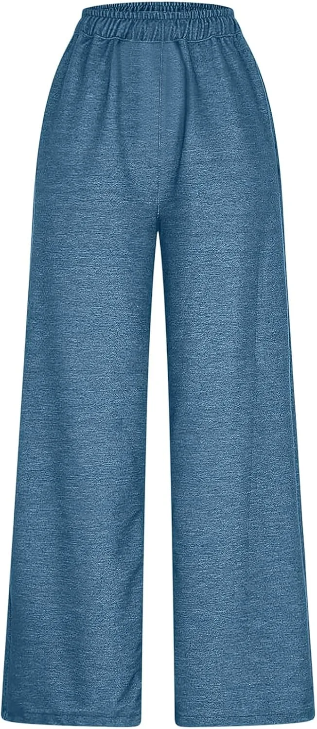 Джинсы женские High Waisted Wide Leg Stretchy — фото 4