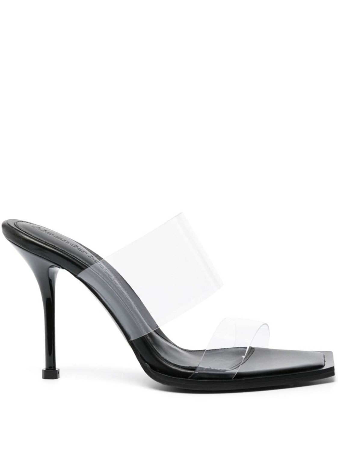 Alexander McQueen мюли с открытым носком, черный