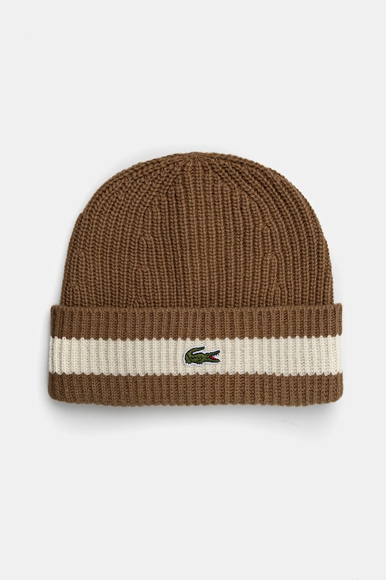 

Шерстяная шапка Lacoste, зеленый