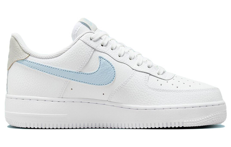 Кроссовки Nike Air Force 1 Skateboard Shoes Women's Low-Top White Blue — фото 2