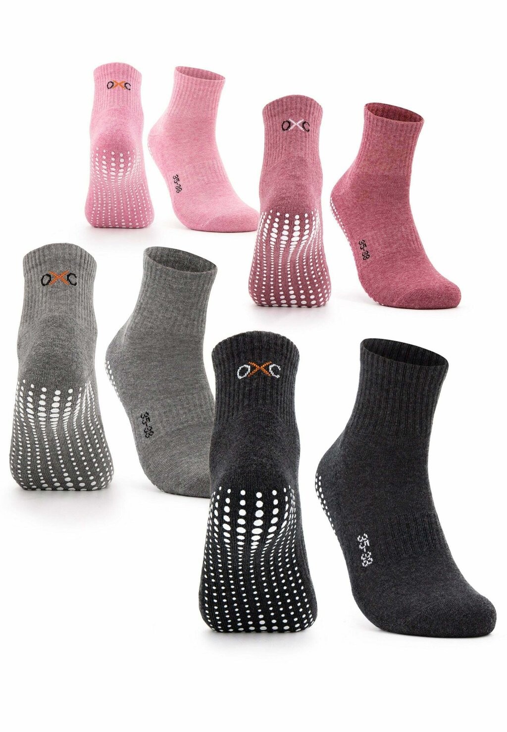 

Носки 2-4 PACK STOPPERSOCKEN OCCULTO, красный
