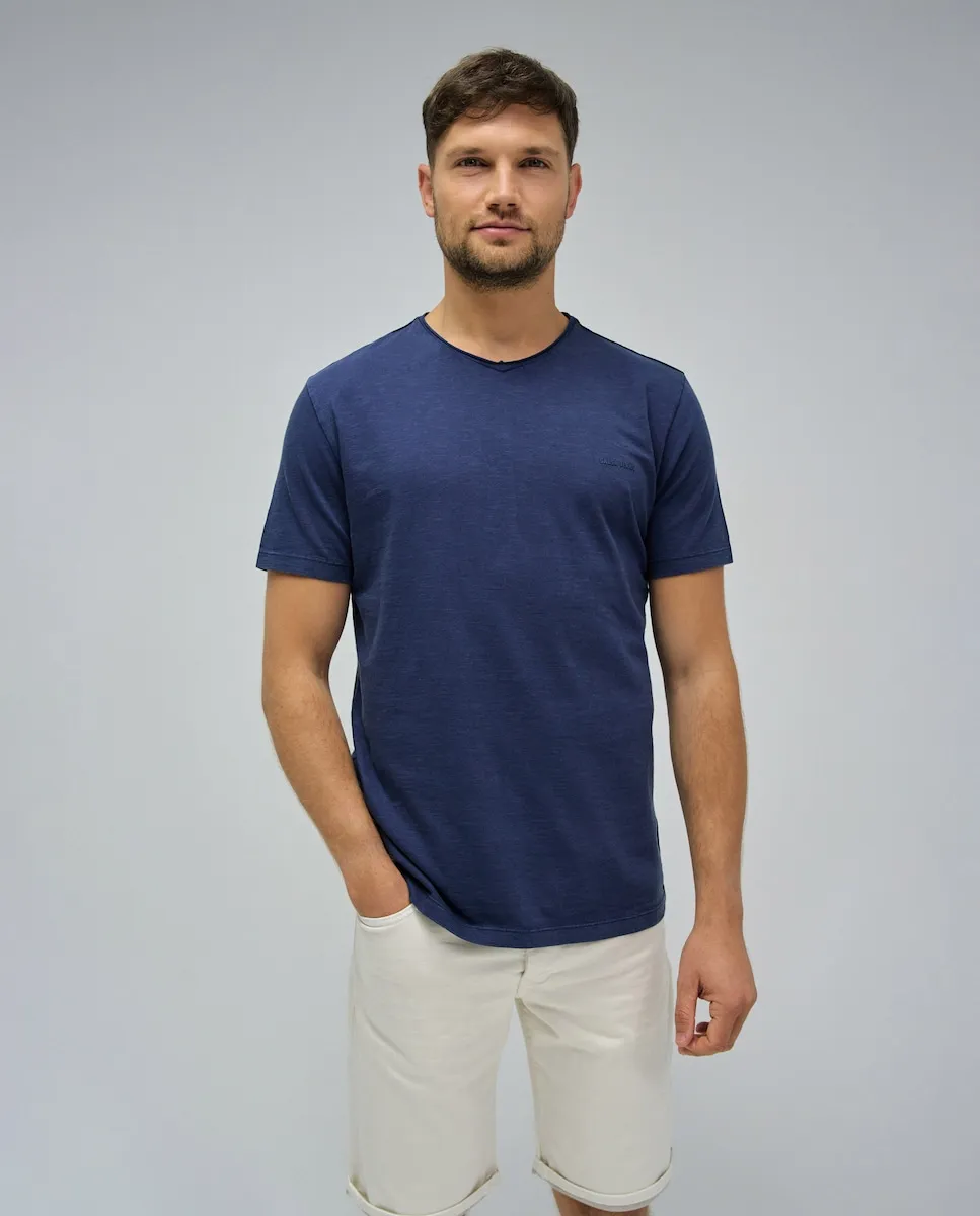 

Мужская футболка с коротким рукавом и логотипом Salsa Jeans, синий