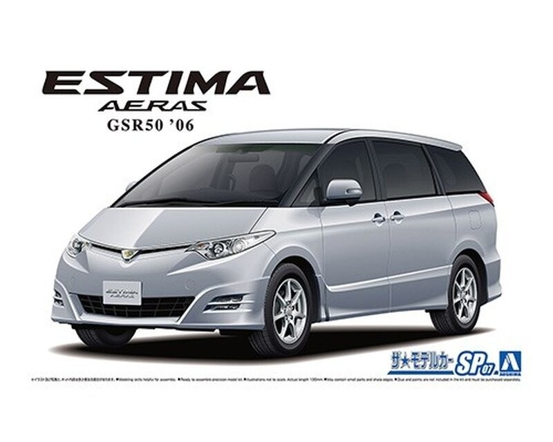 

Aoshima 06694 1/24 TOYOTA GSR50 Estima Aeras '06 Inna marka