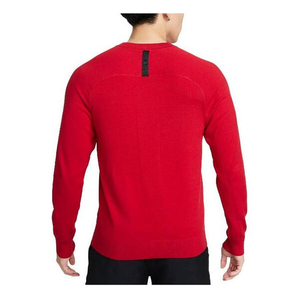Футболка с длинным рукавом Dri Fit Nike, красный — фото 2