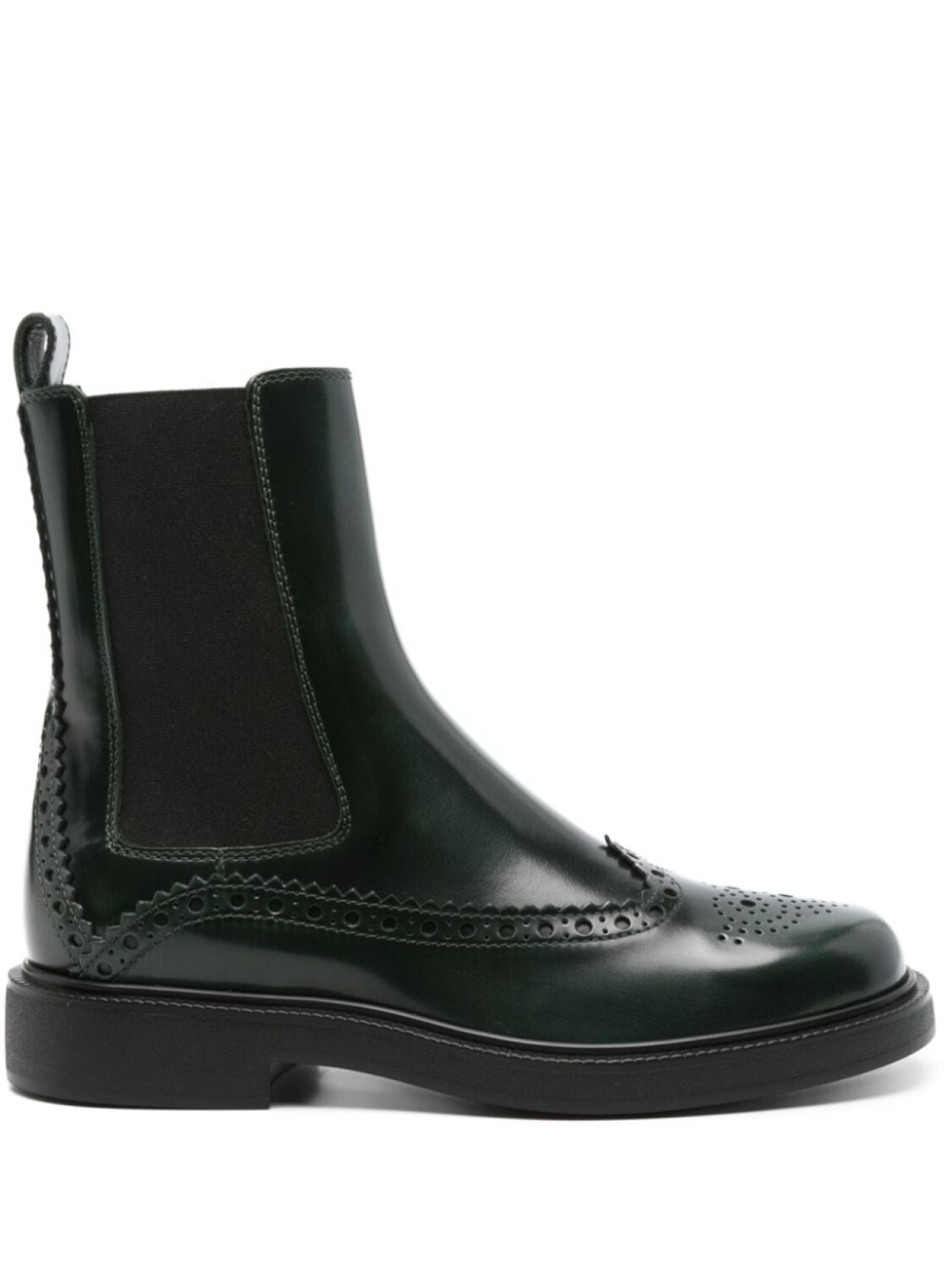 

Tod's сапоги с перфорацией, зеленый