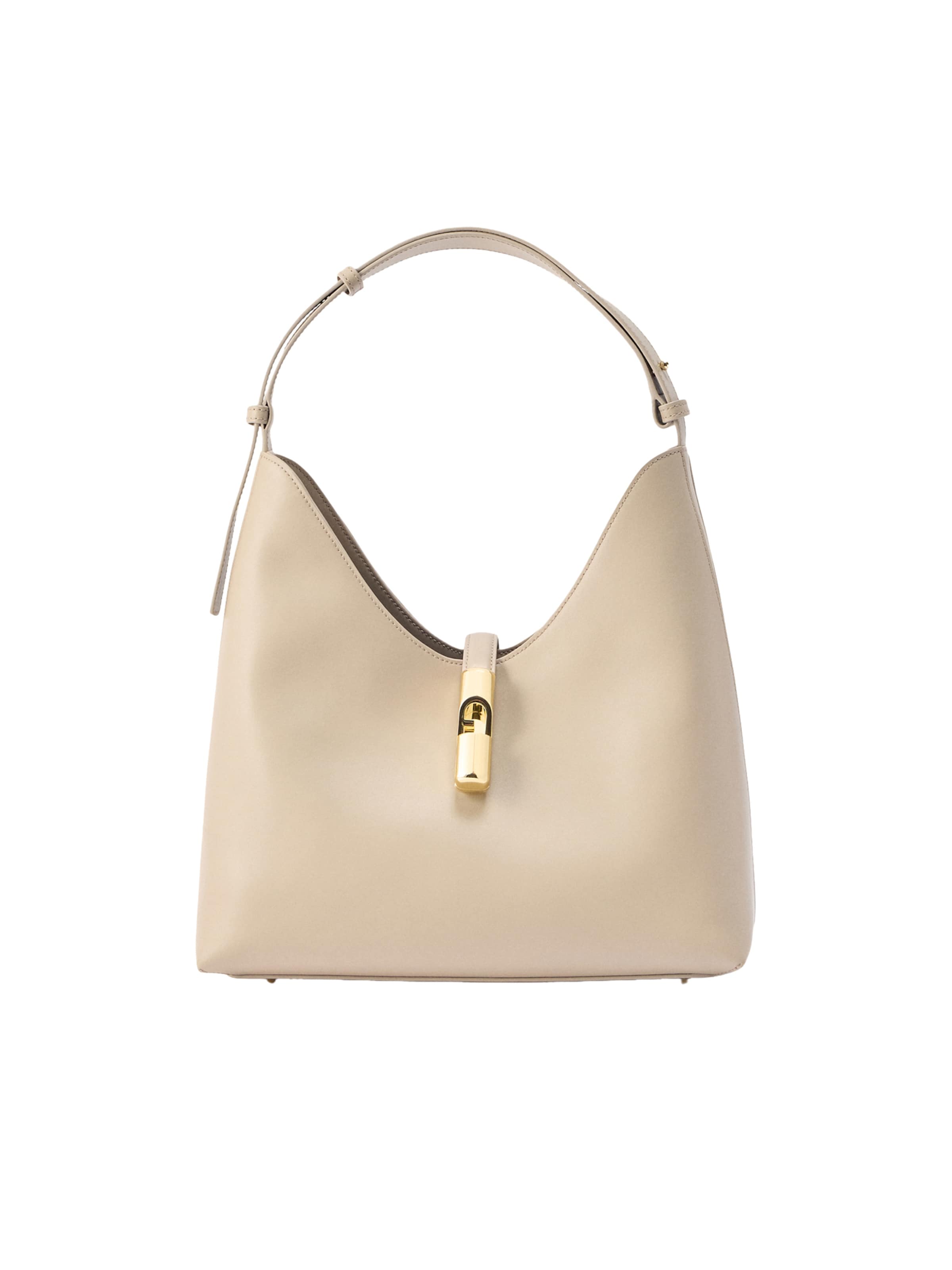 

FURLA Плечевая сумка 'Goccia' в светло-бежевом цвете