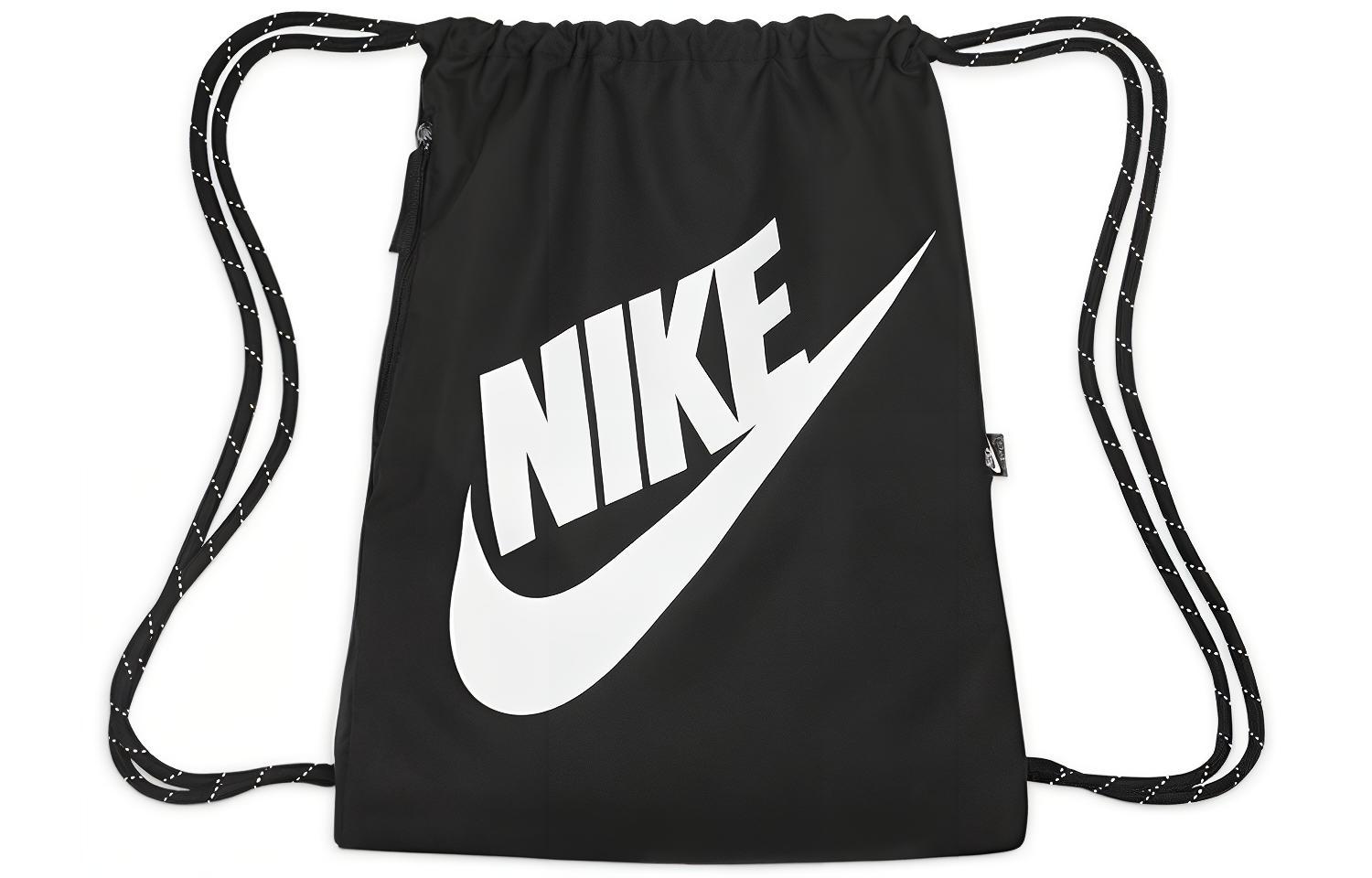 

Nike Наследие Полиэстер Рюкзак Обычный Унисекс Черный, Black+White