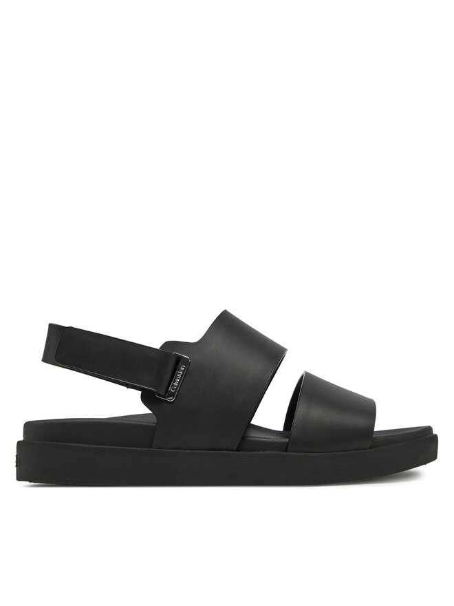 Сандалии Calvin Klein Flat Adj Sandal Eyelet HW0HW02488, черный