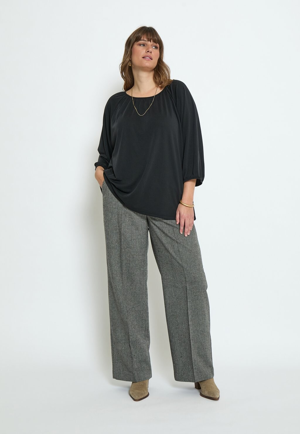 

Блузка PCPAYTON O-NECK PEPPERCORN, цвет black
