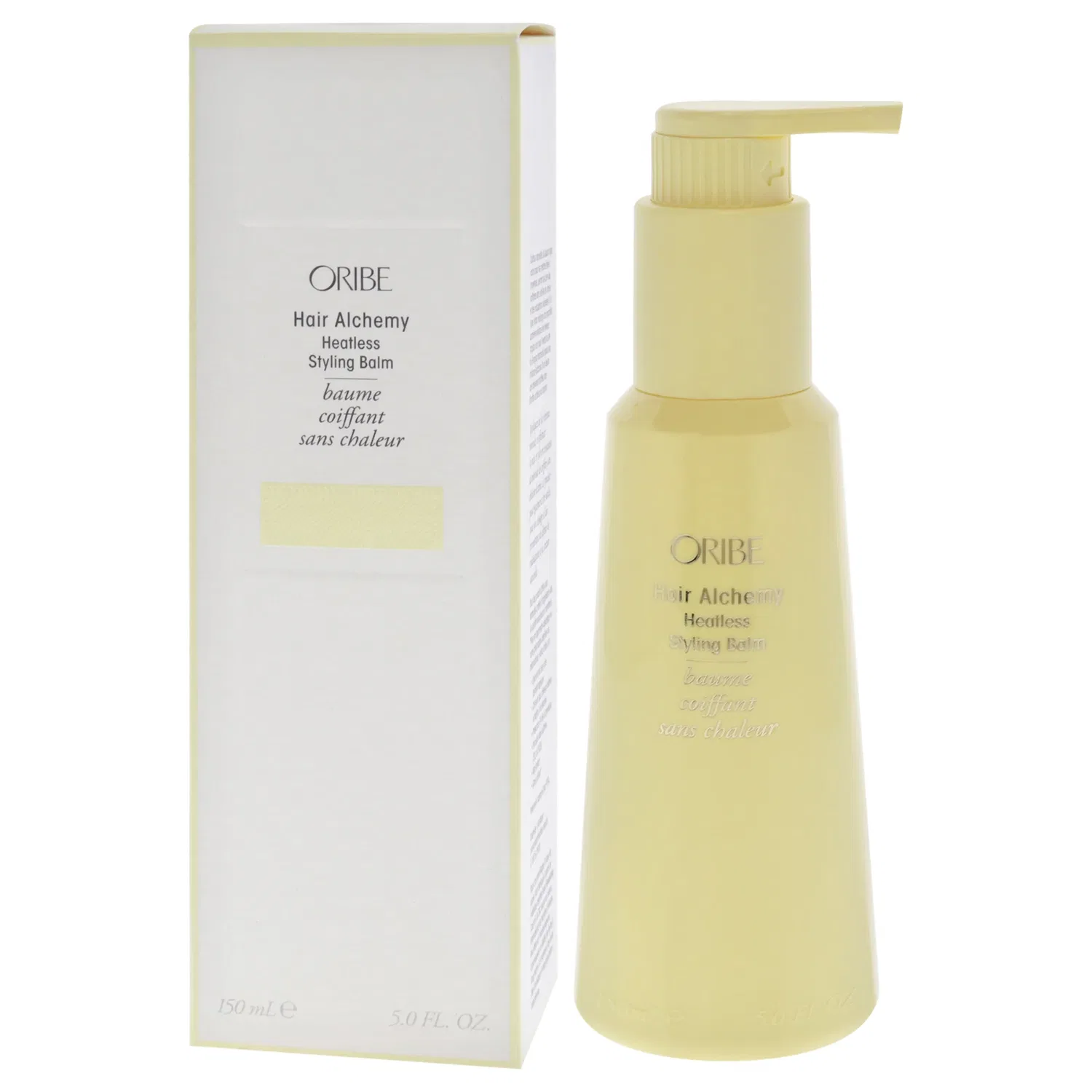 Бальзам для укладки волос Hair Alchemy Heatless Styling Balm от Oribe, подходит для мужчин и женщин - 140 мл, белый — фото 4