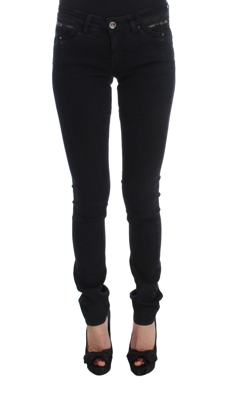 

Костюм National Cotton Slim Fit синие женские джинсы Costume National