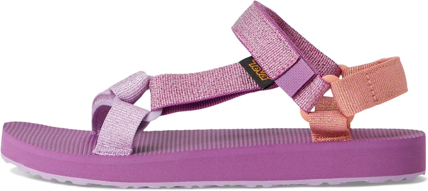 Teva girls Original Universal Metallic, розовый/фиолетовый — фото 3