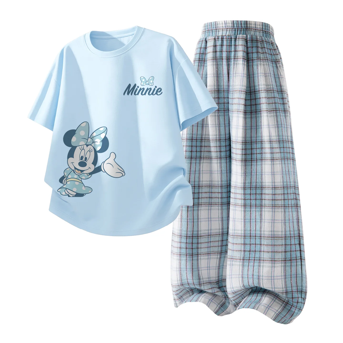 Детский спортивный комплект Casual Sportswear из 2 предметов Disney, DiL Welcomes K White+Solid Color White Cloud Blue — фото 3