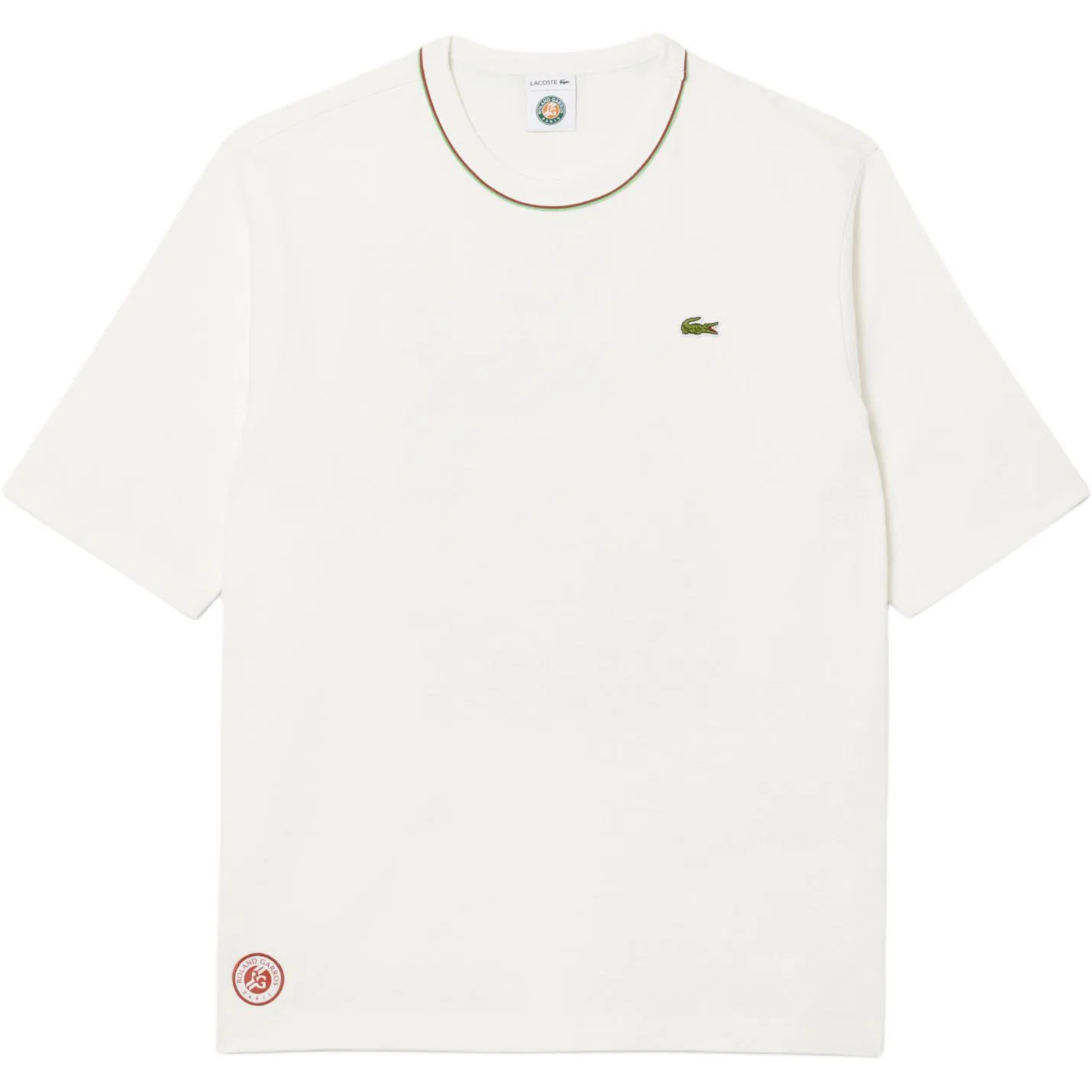 Футболка Roland Garros Edition Lacoste белая