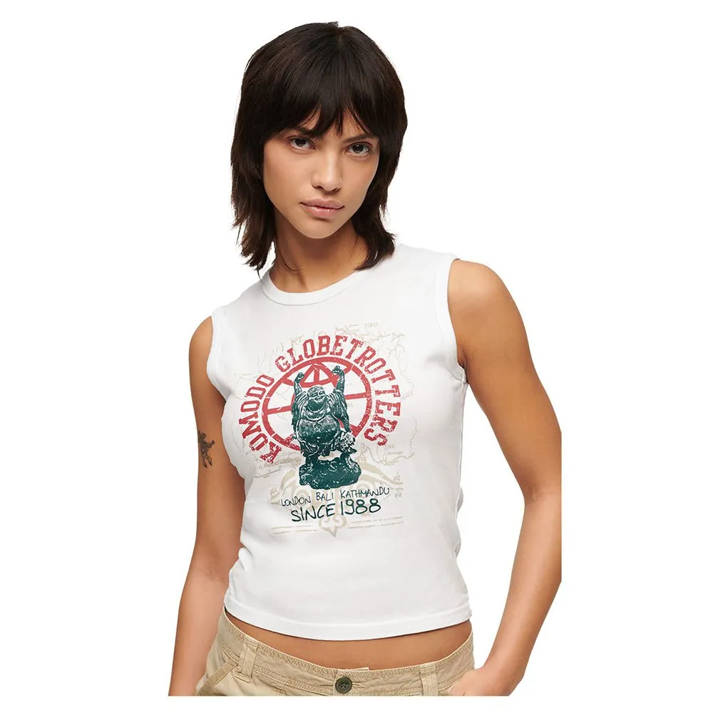 

Футболка Superdry Globe Trotter Slim, белый
