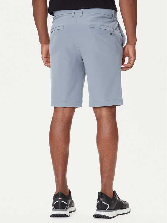 Шорты из ткани regular fit S_Commuter_10.5 Inch 50540337 Boss, серый — фото 3