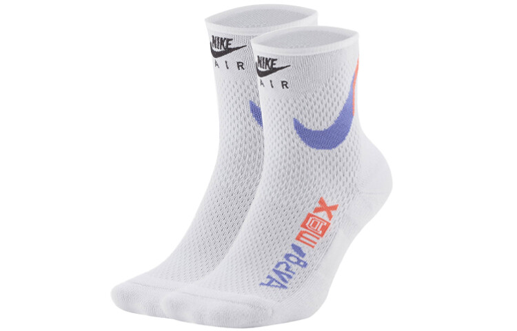 

Носки унисекс Nike до середины икры, цвет 【1 set 1 double】White