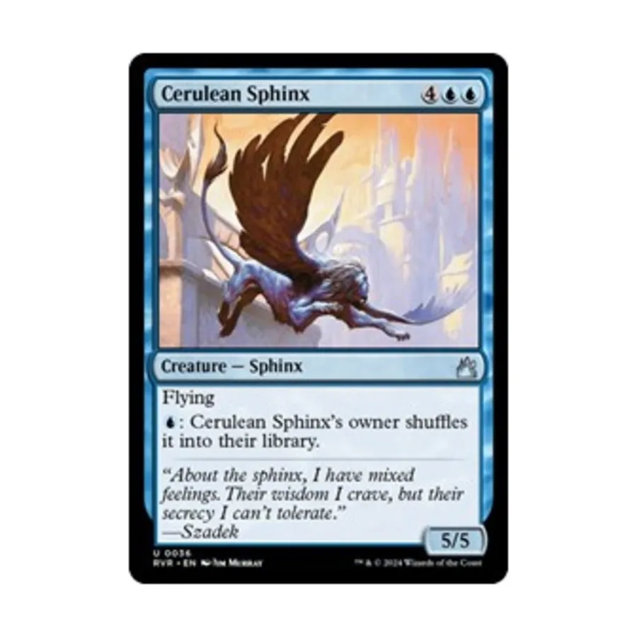 

CCG Лазурный сфинкс (U), MTG - Ravnica Remastered