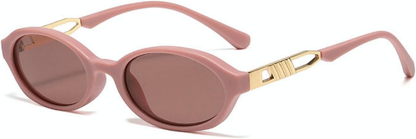 

Laureles Винтажные овальные солнцезащитные очки для женщин, черные с серыми линзами, маленькая оправа, круглые солнцезащитные очки для мужчин, панк-очки, дорожные очки L18, C2