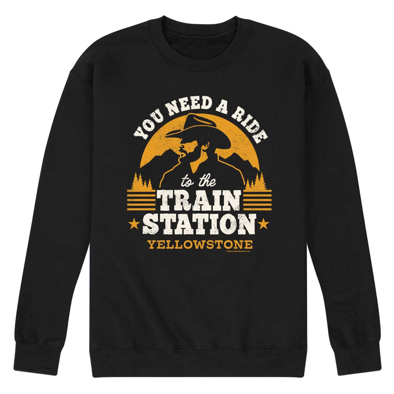 

Мужской свитшот Yellowstone Train Station Licensed Character
